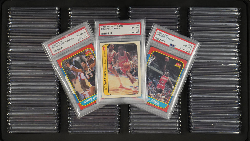 143 Card Set 1986 Fleer NBA Collection (PSA 8)