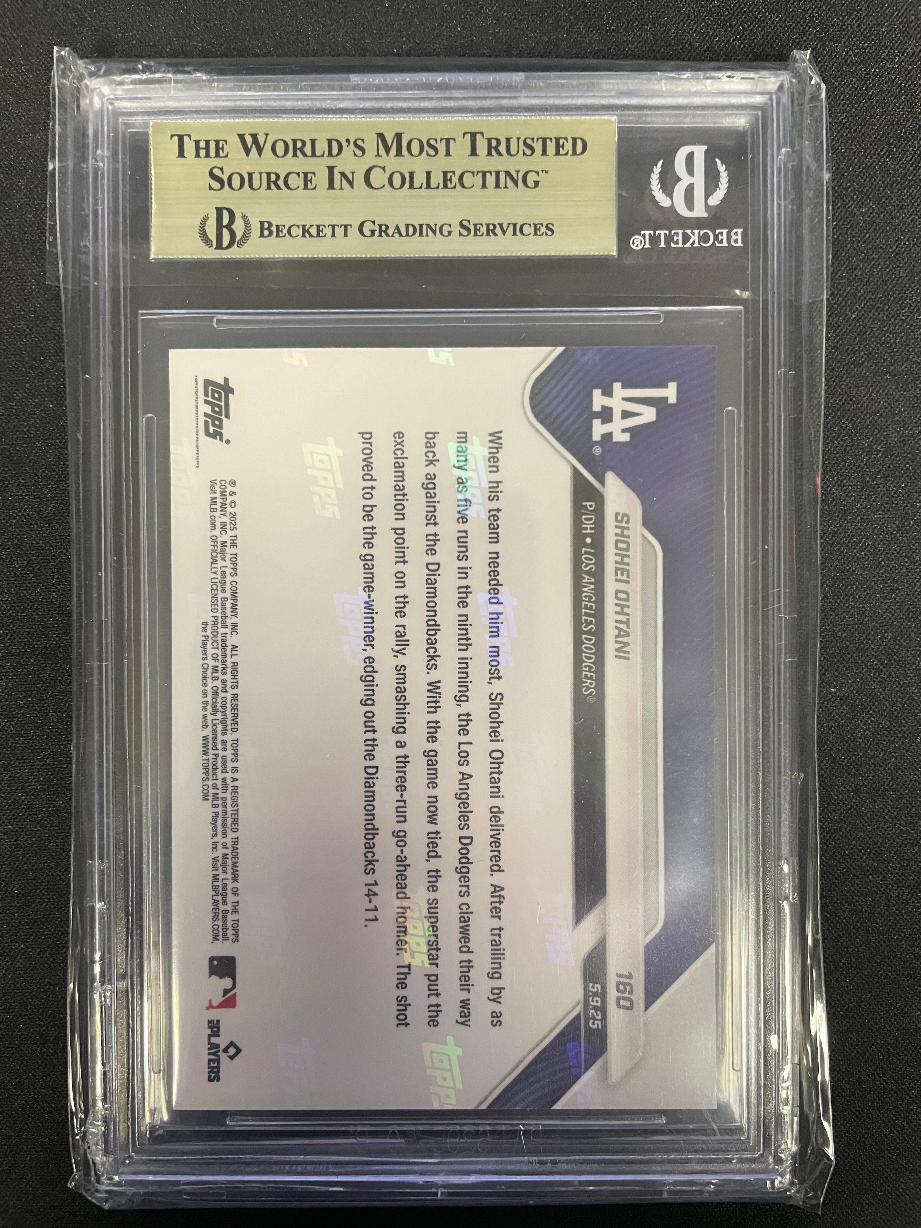 2025 Topps Now Shohei Ohtani #160 /9182