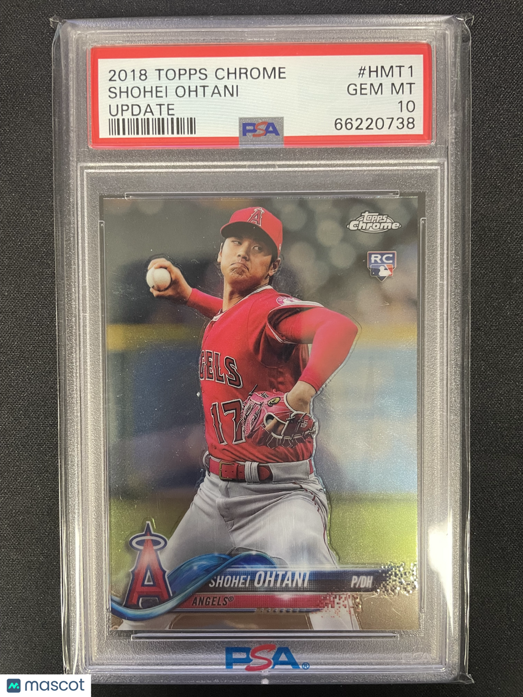 2018 Topps Chrome Update Shohei Ohtani #HMT1 PSA 10