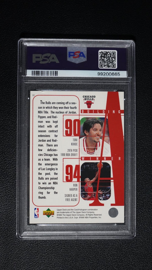 196 Upper Deck Chicago Bulls #139 AUTHENTIC