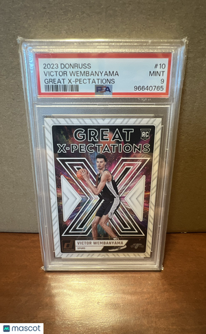2023-24 Panini Donruss Victor Wembanyama #10 [Base] Rookie Insert PSA 9