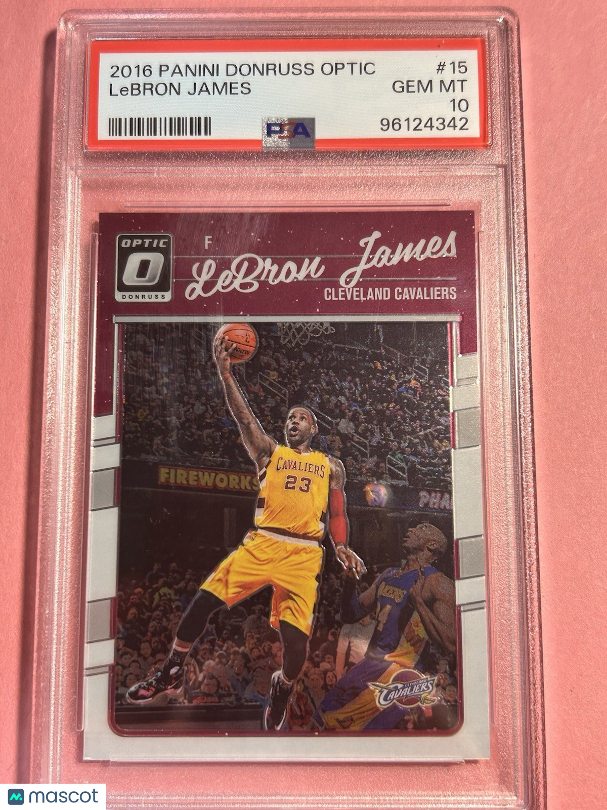 2016 Panini Donruss Optic LeBron James #15 [Base] Base Set PSA 10