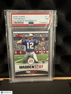 2006 Topps Tom Brady #13 PSA 7