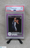 2023 Panini Victor Wembanyama #298 Panini NBA Hoops Purple Parallel RC PSA 9