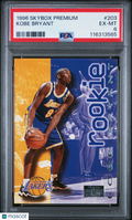 1996 SKYBOX PREMIUM KOBE BRYANT #203 Premium Base Set PSA 6