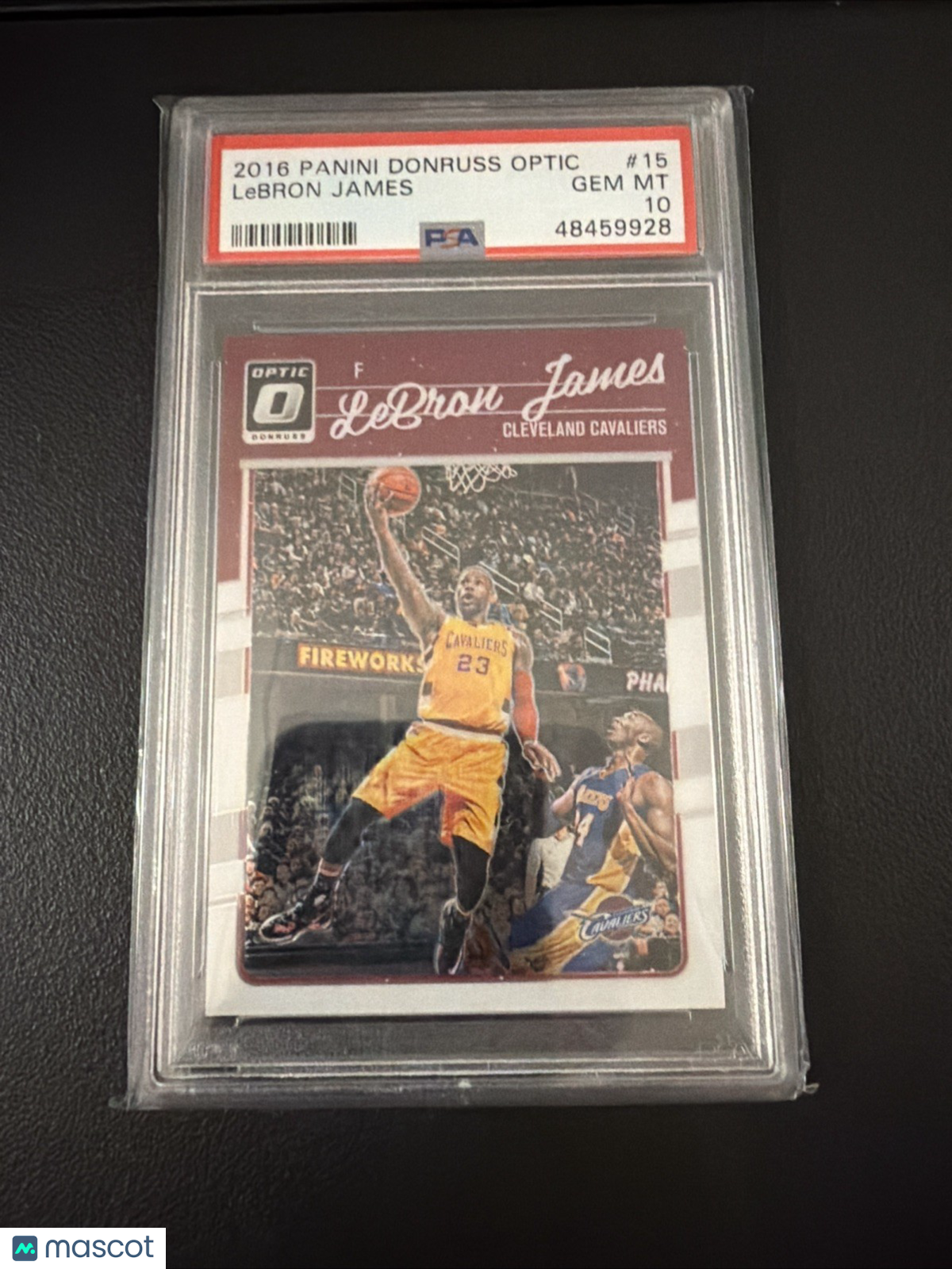 2016-17 Panini Donruss Optic LeBron James Kobe Bryant #15 [Base] Base Set