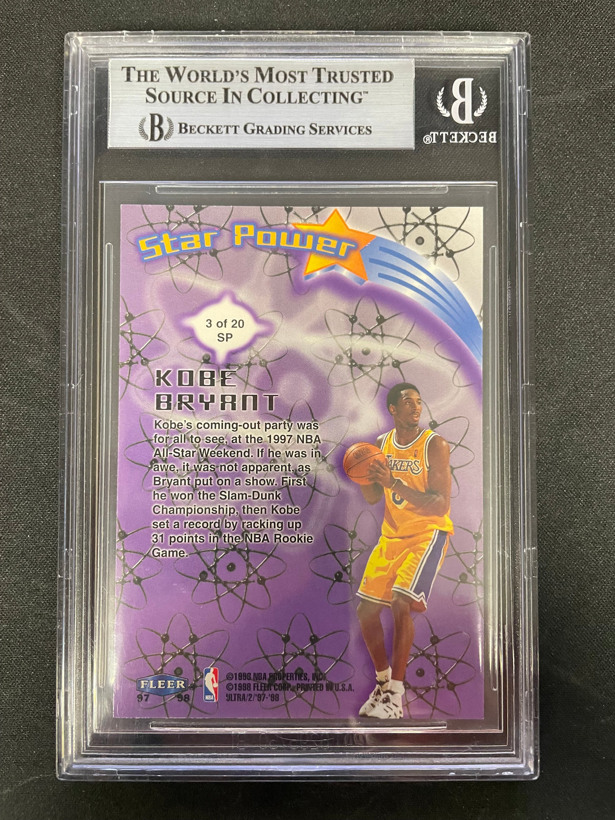 1997 Ultra Star Power Kobe Bryant #SP3