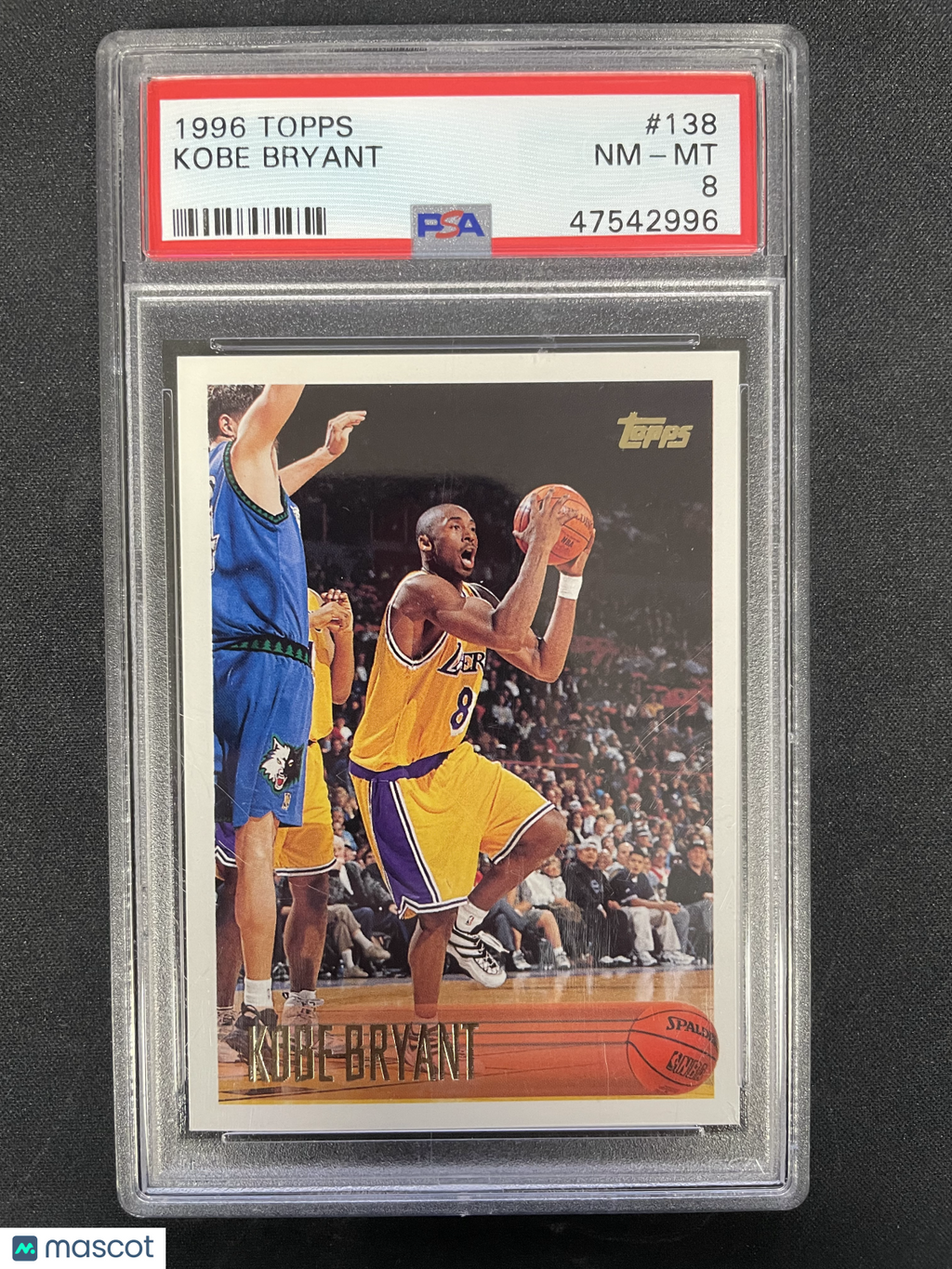 1996 Topps Kobe Bryant #138
