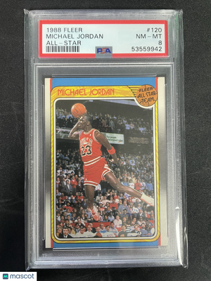 1988 Fleer Michael Jordan #120 All Star
