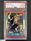 1986 Fleer Magic Johnson #53 Auto 9