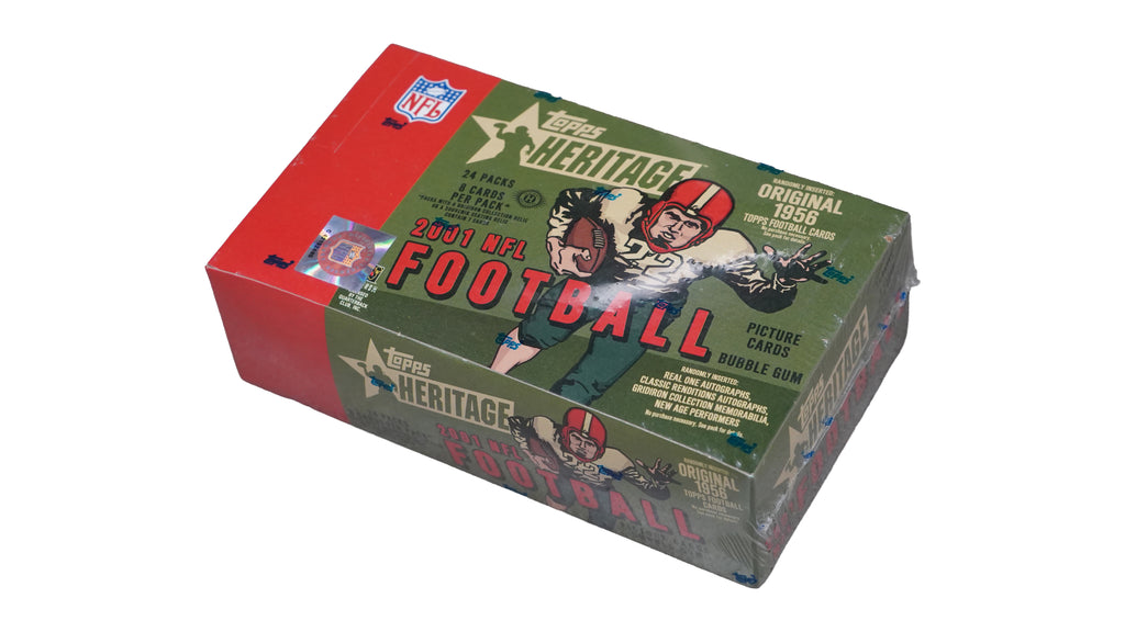 2001 Topps Heritage Football Hobby Box
