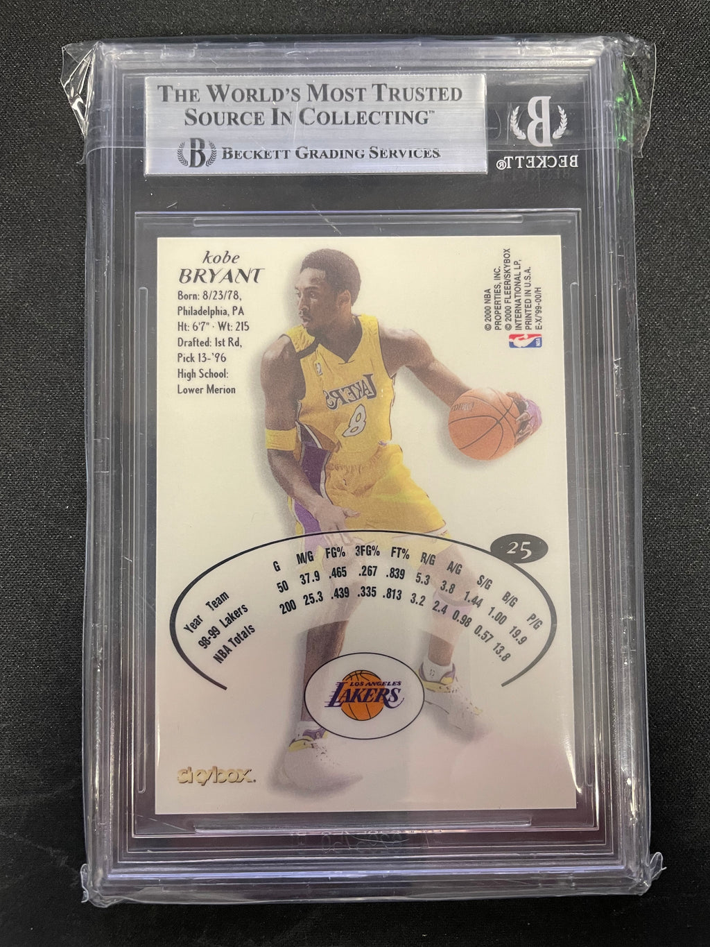 1999 E-X Kobe Bryant #25