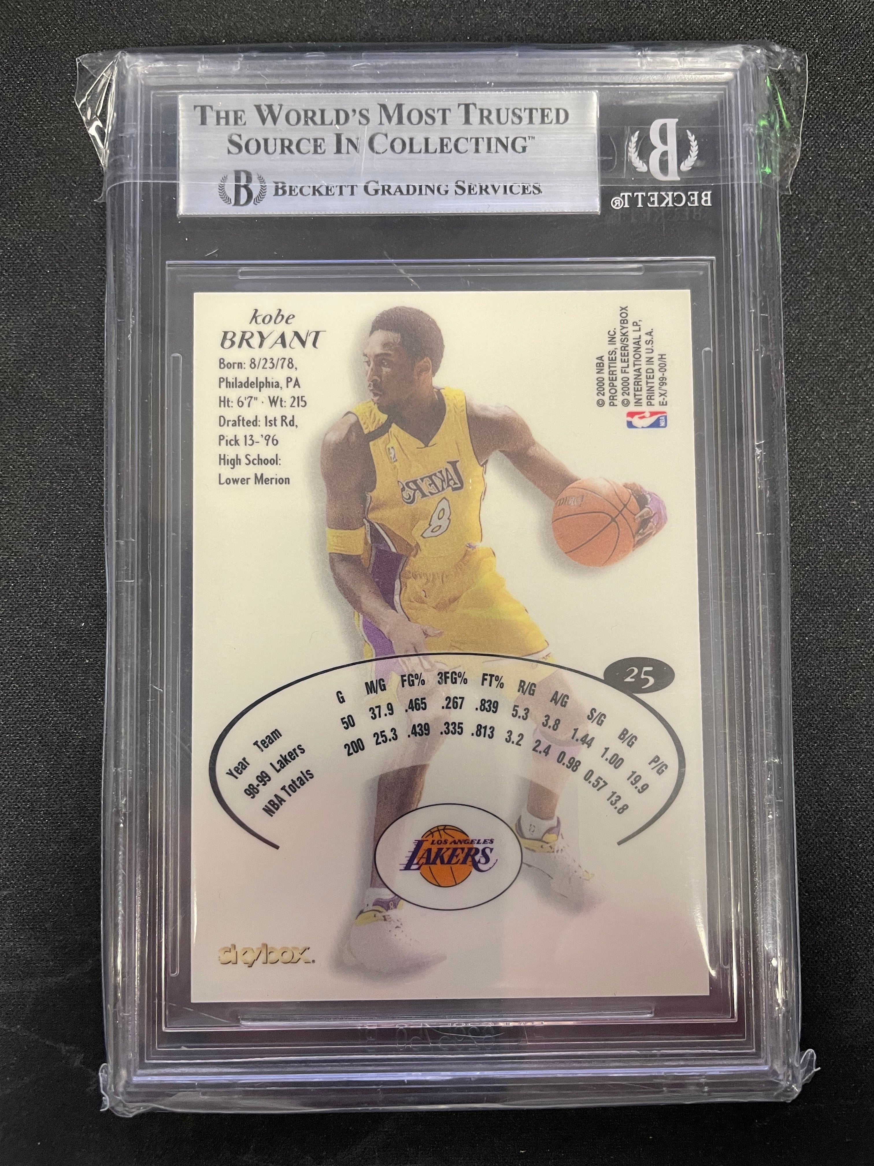 1999 E-X Kobe Bryant #25