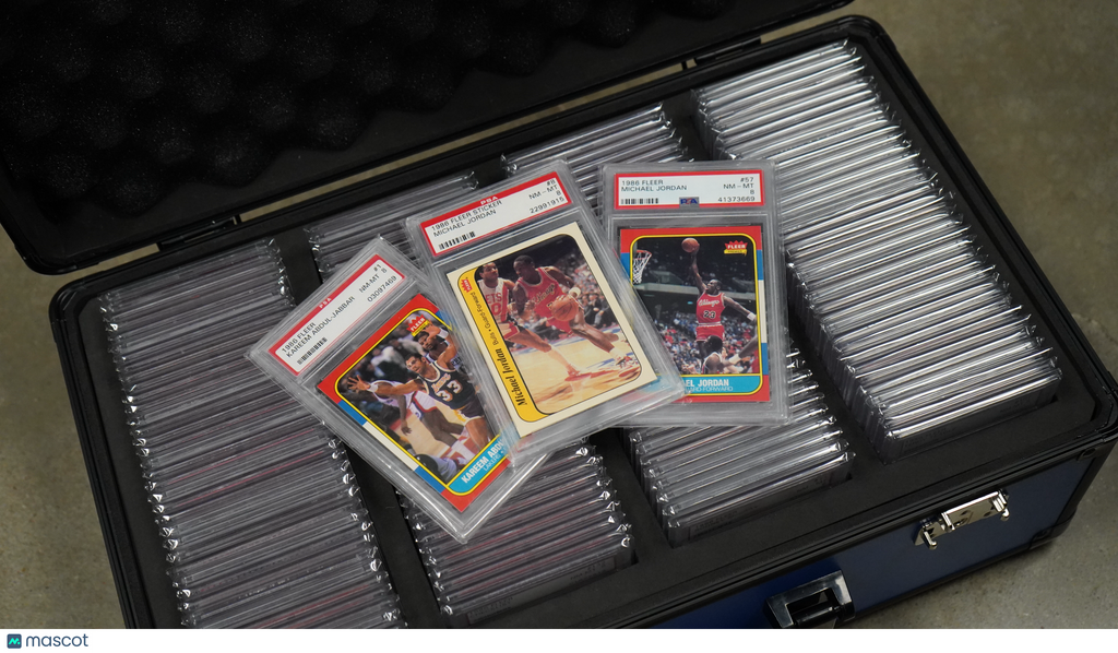 143 Card Set 1986 Fleer NBA Collection (PSA 8)
