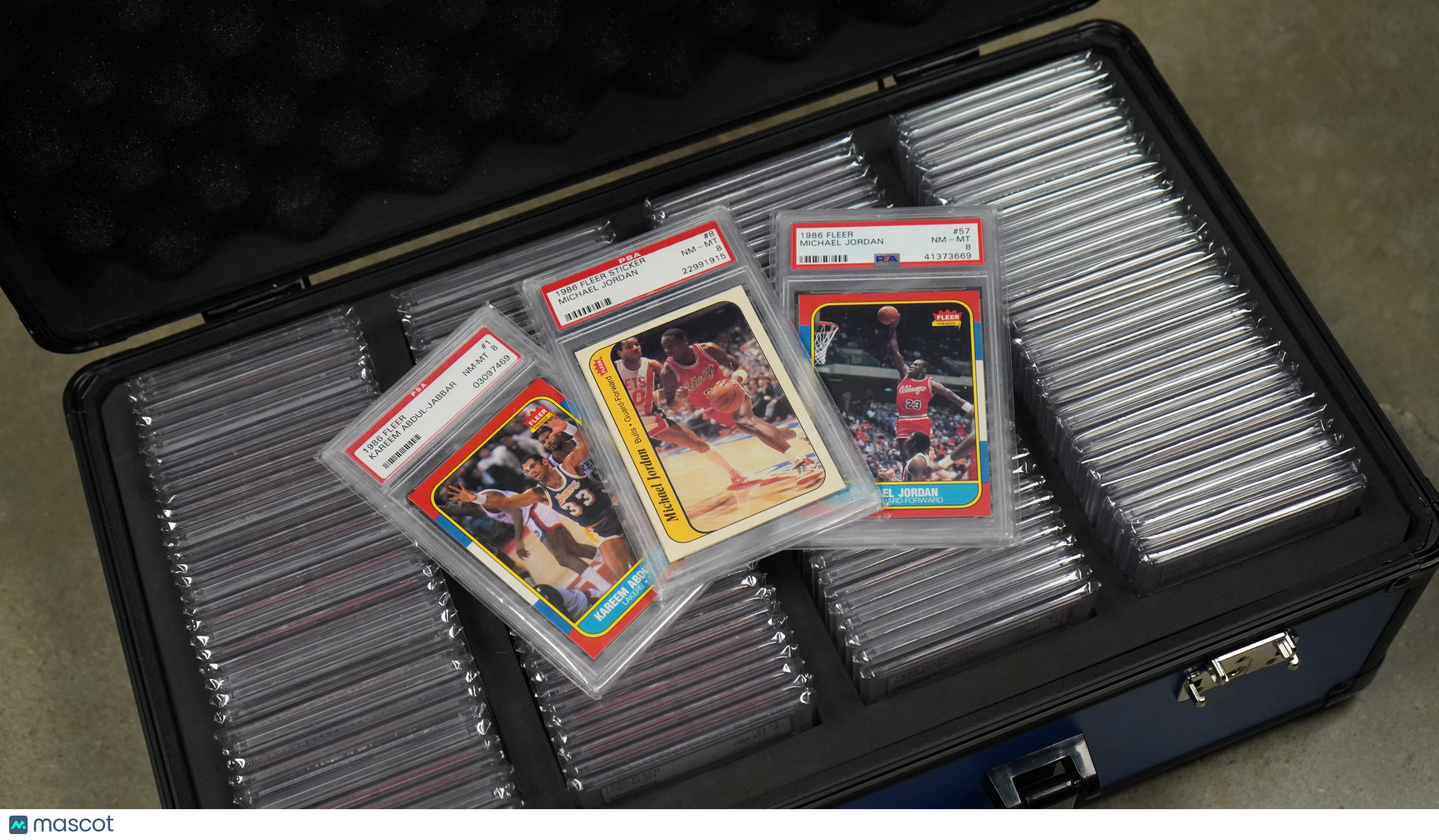 143 Card Set 1986 Fleer NBA Collection (PSA 8)