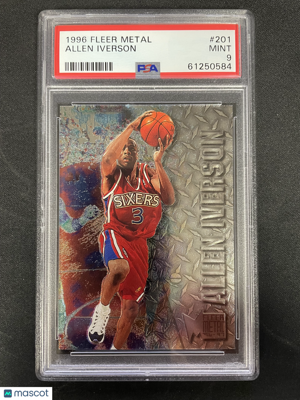 1996 Metal Allen Iverson #201