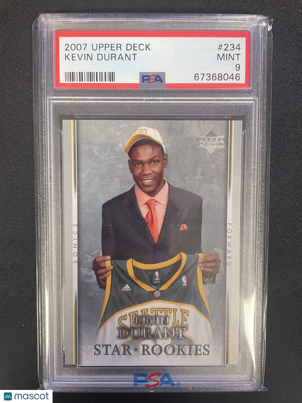2007 Upper Deck Kevin Durant #234 PSA 9