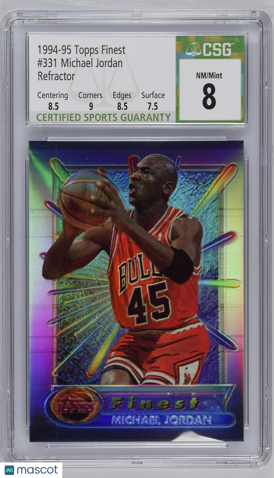 1994-95 Topps Finest Michael Jordan #331 Refractor HOF