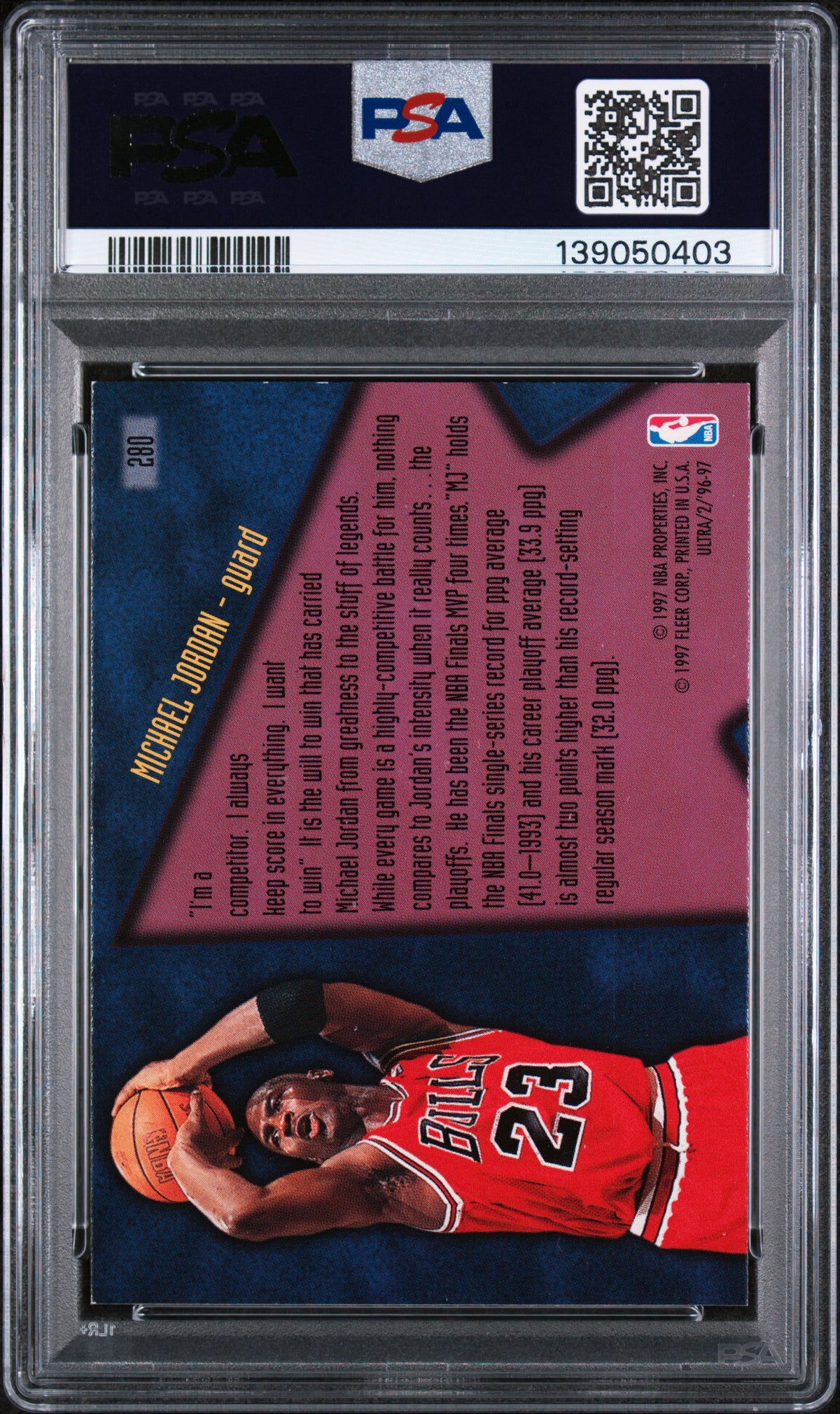 1996 Ultra Michael Jordan #280