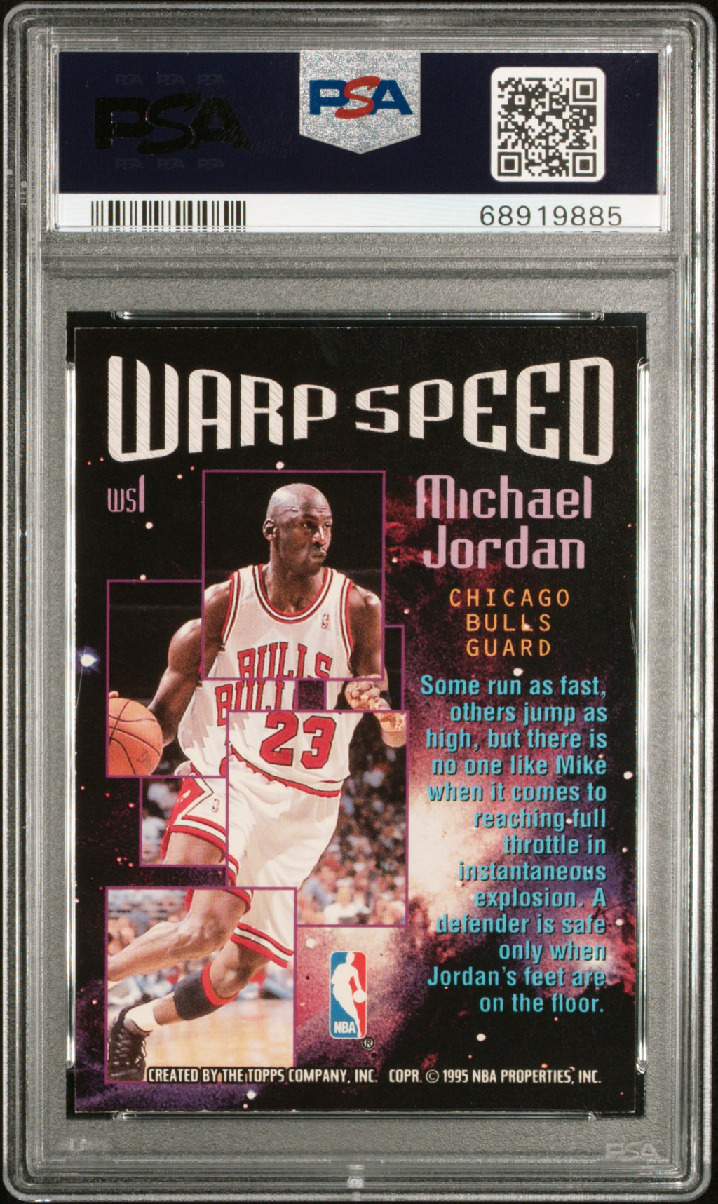 1995 Stadium Club Warp Speed Michael Jordan #WS1