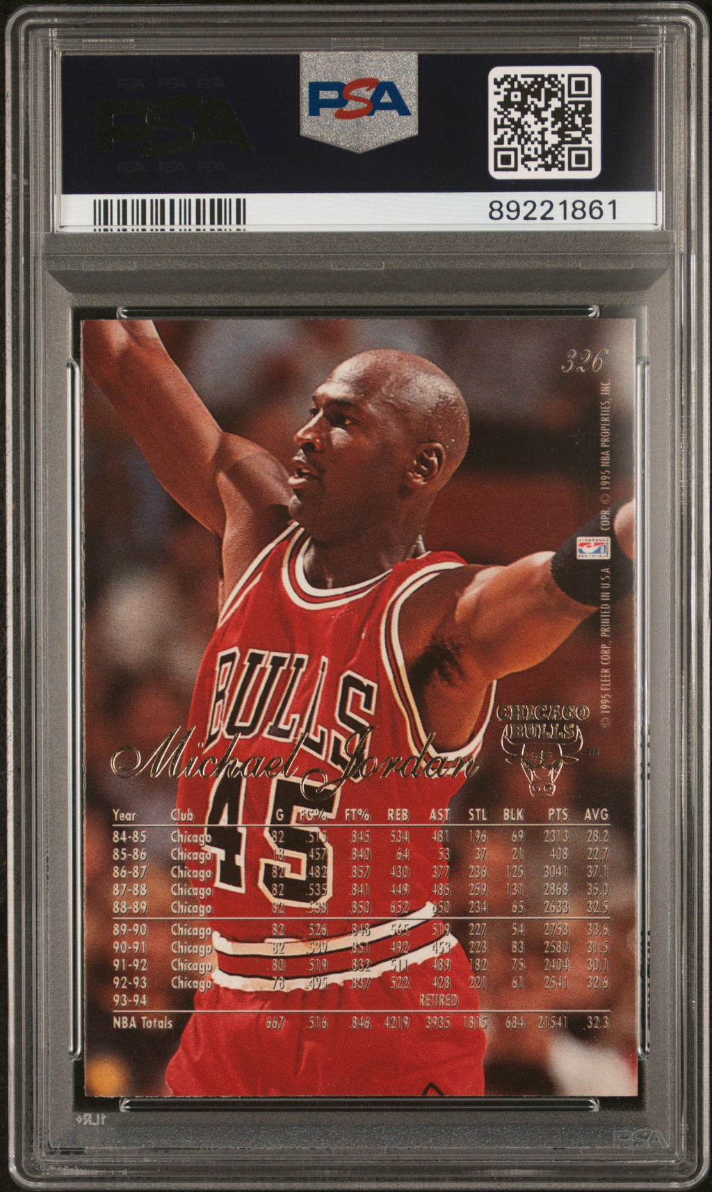 1994 Flair Michael Jordan #326