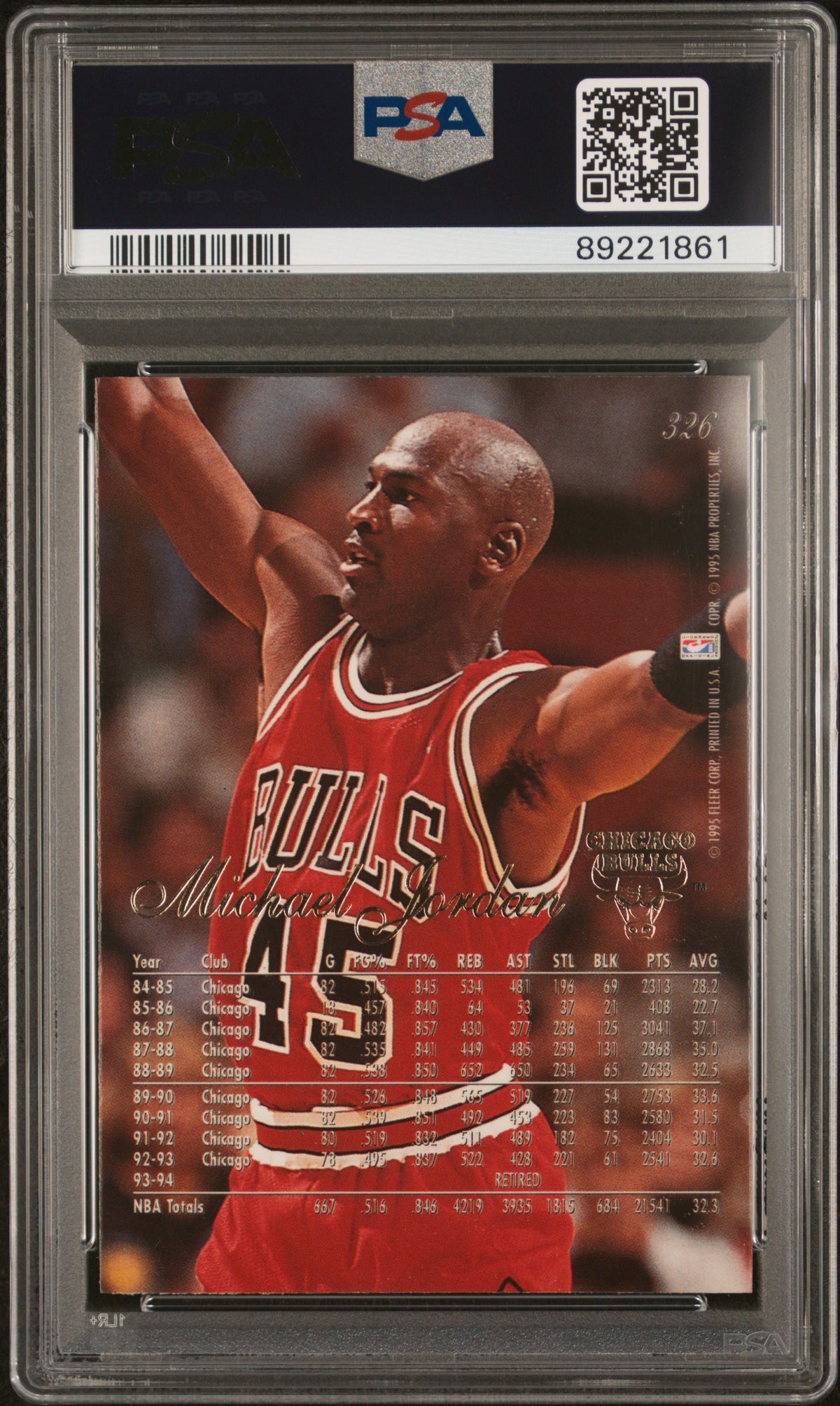 1994 Flair Michael Jordan #326
