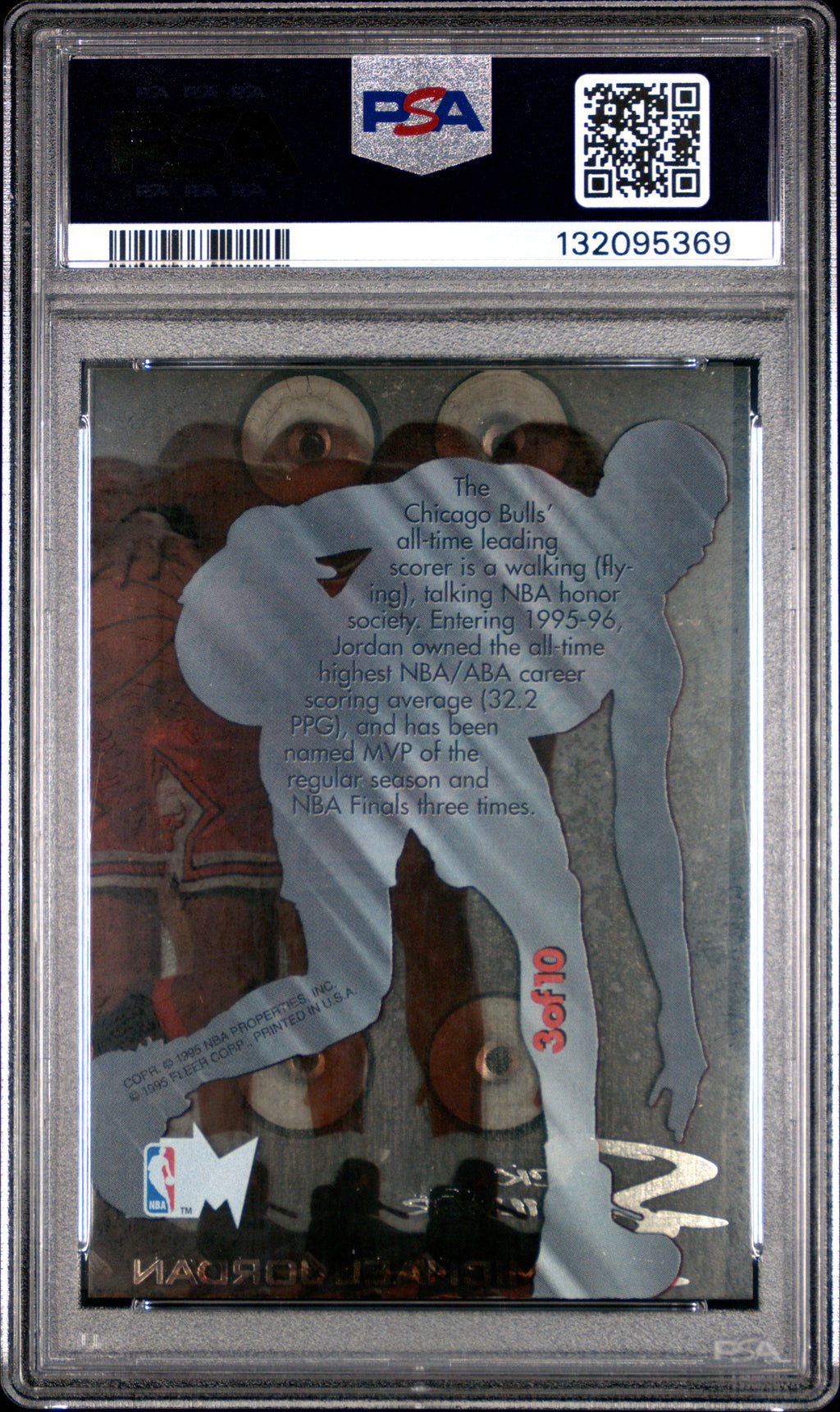1995 Metal Slick Silver Michael Jordan #3
