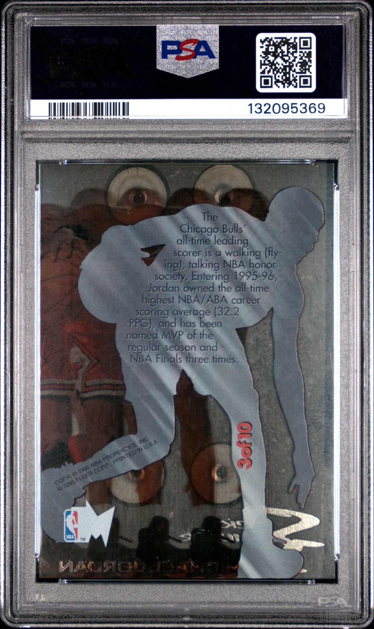 1995 Metal Slick Silver Michael Jordan #3