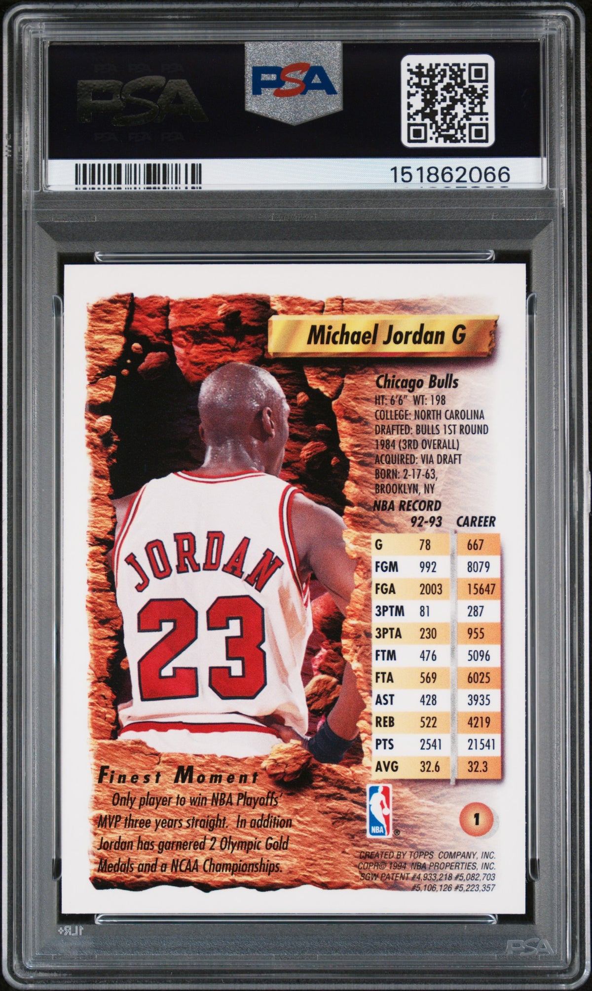 1993 Finest Michael Jordan #1