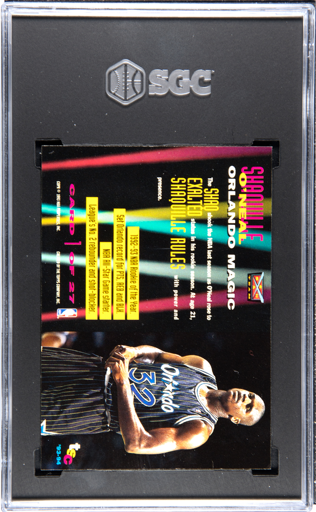 1993 Topps Stadium Club Shaquille O'Neal #1 Beam Team