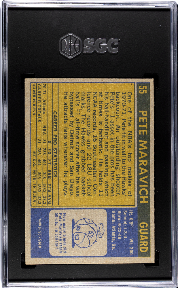 1971 Topps Pete Maravich #55
