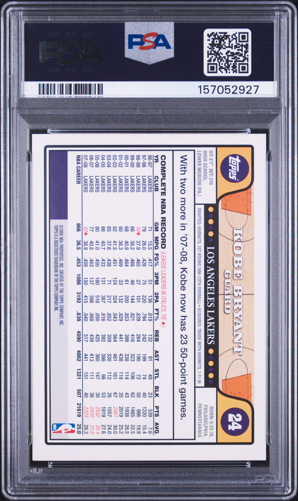 2008 Topps Kobe Bryant #24