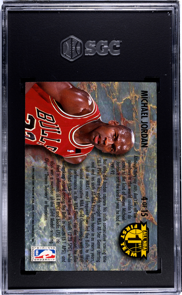 1992 Fleer Ultra Michael Jordan #4 All NBA