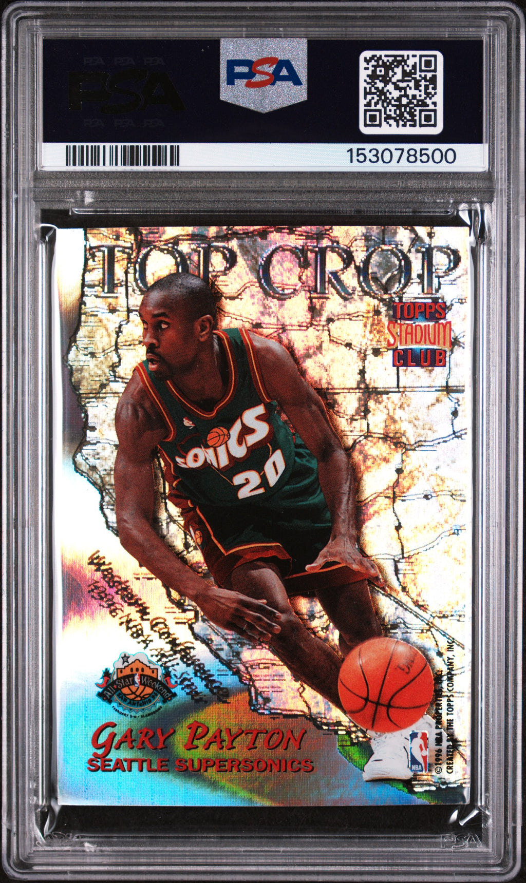 1996 Stadium Club Top Crop G. Payton M. Jordan #TC9