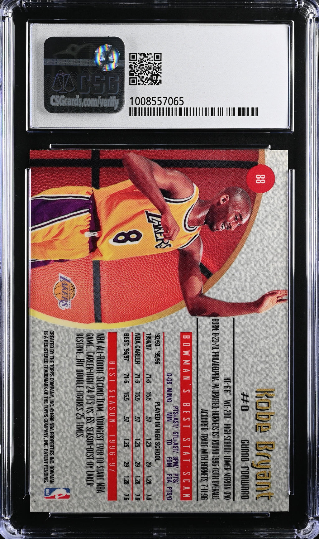 1997-98 Best Kobe Bryant #88