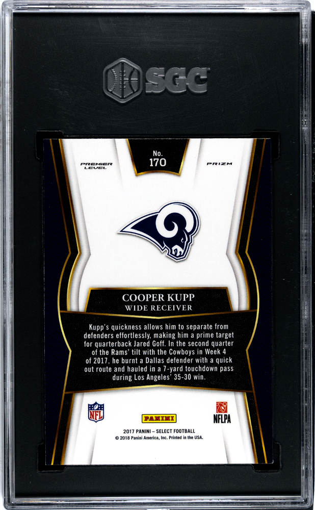 2017 Panini Select Cooper Kupp #170 SGC 9