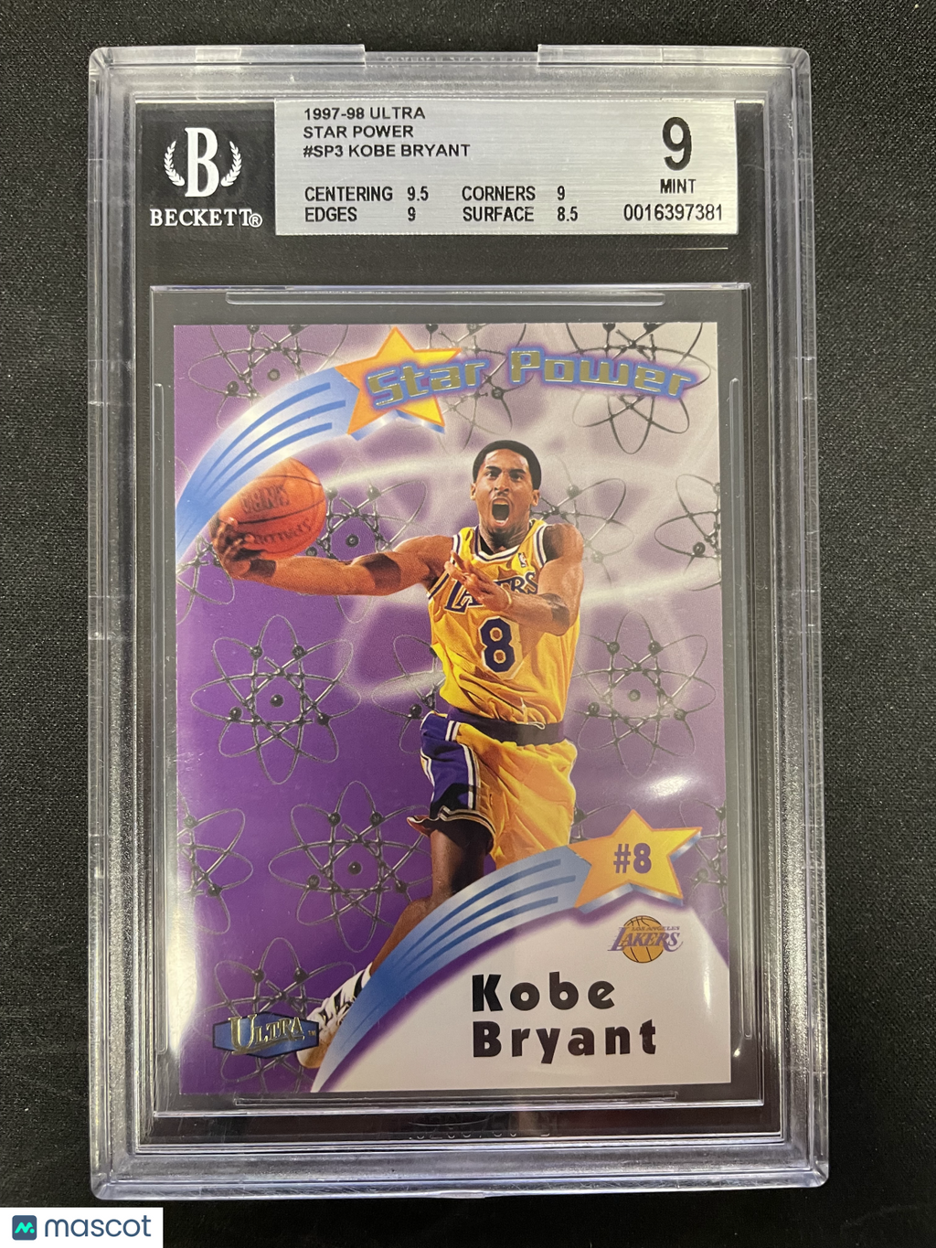 1997 Ultra Star Power Kobe Bryant #SP3