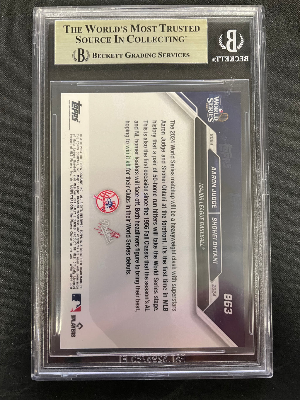 2024 Topps Now Shohei Ohtani Aaron Judge #863 /Shohei