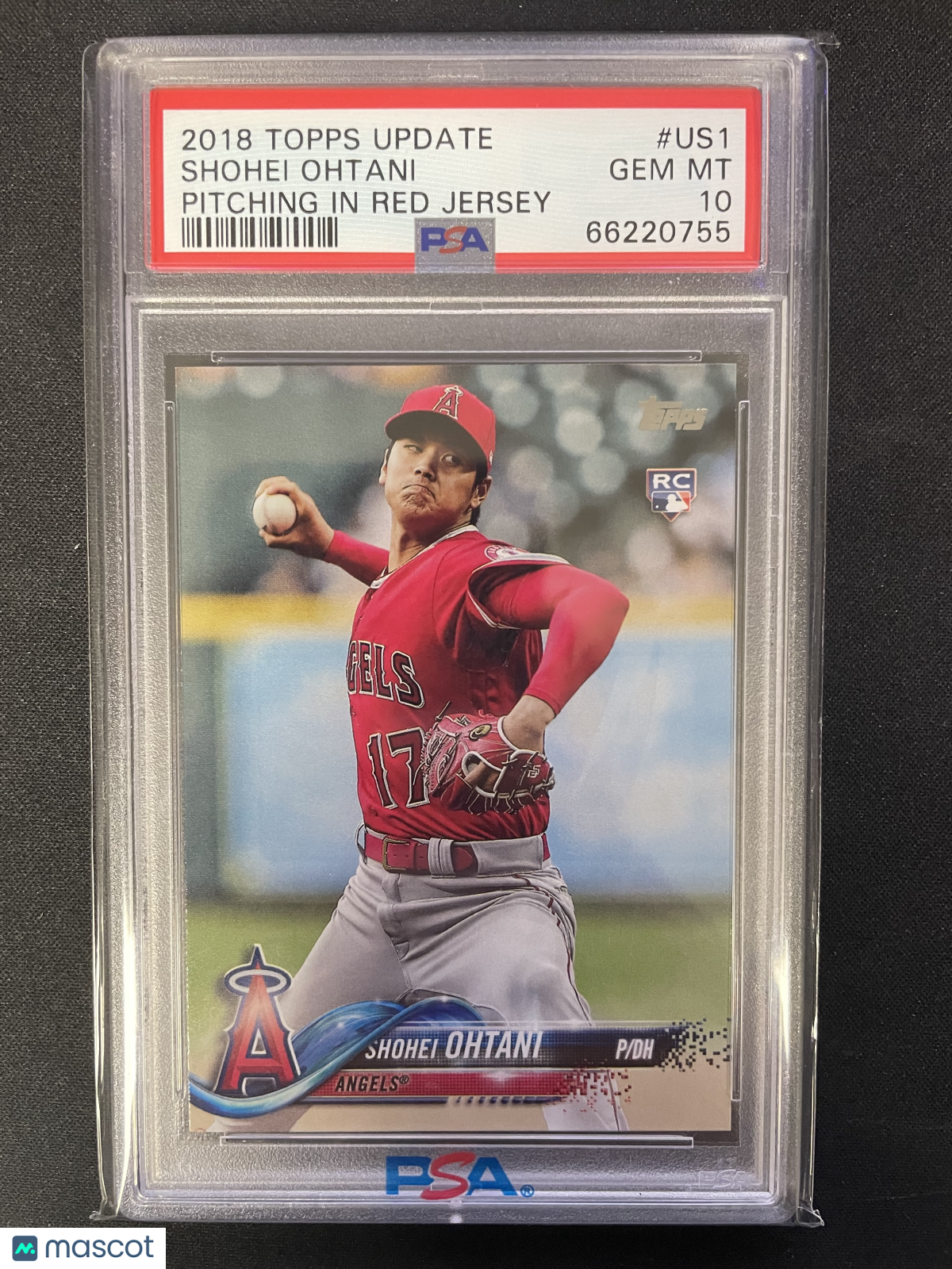 2018 Topps Update Shohei Ohtani #US1 PSA 10