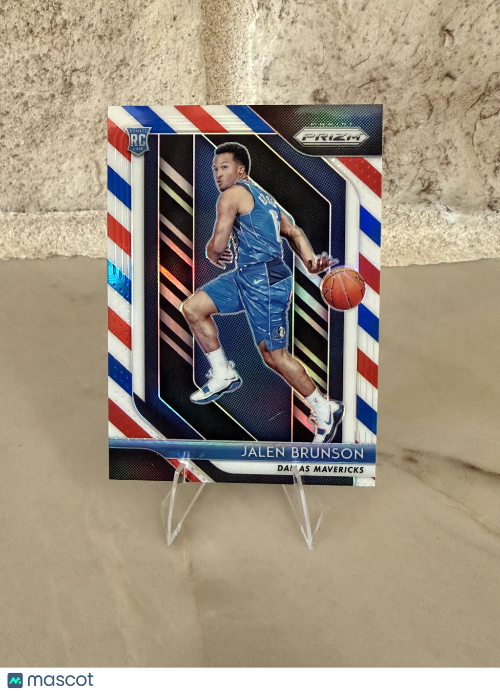 2018 Panini Prizm Jalen Brunson #250 Red White Blue