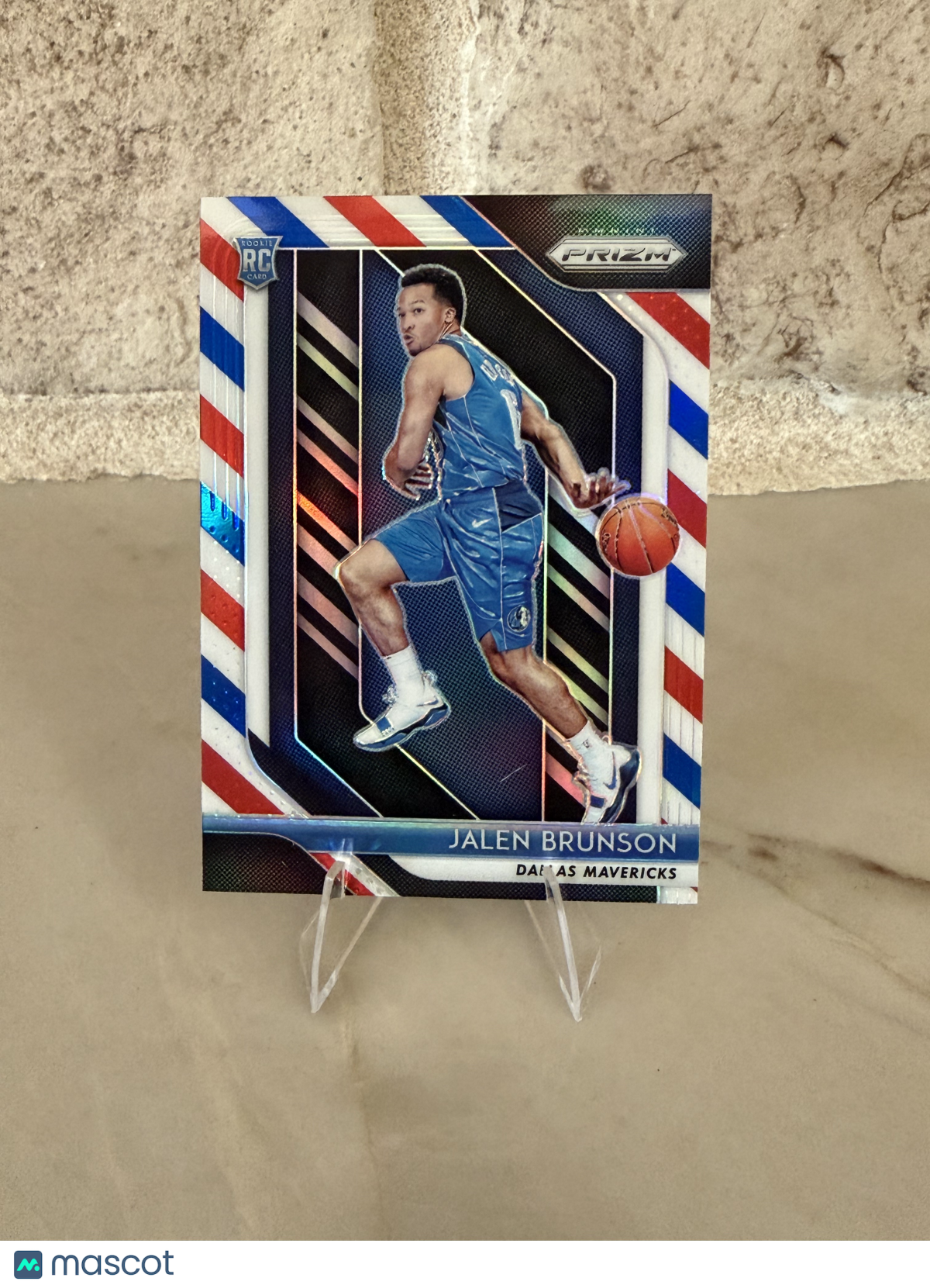 2018 Panini Prizm Jalen Brunson #250 Red White Blue
