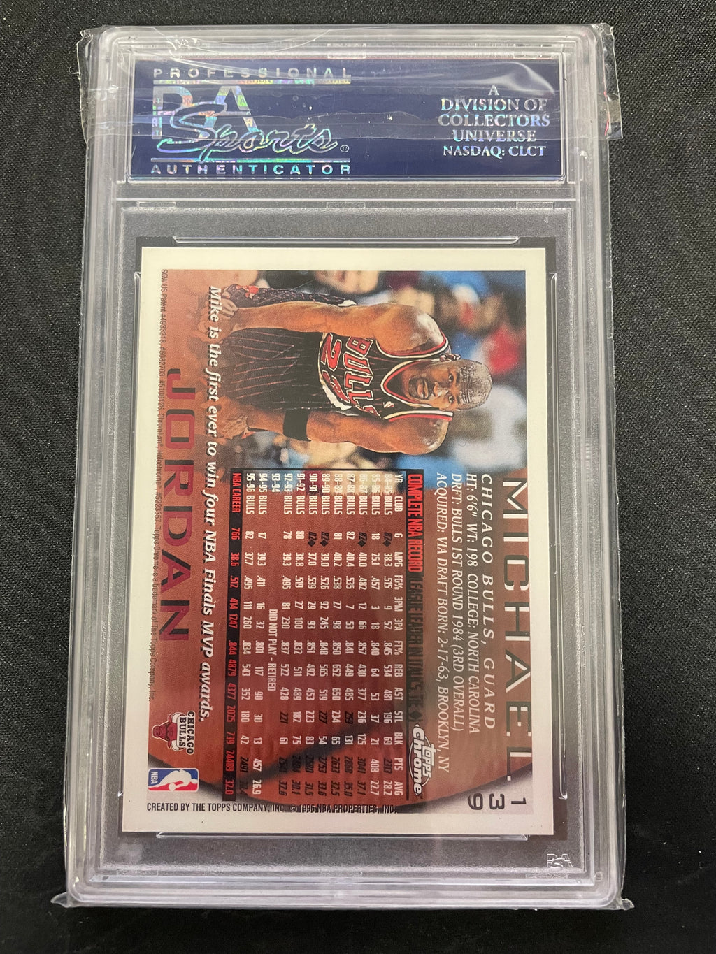 1996 Topps Chrome Michael Jordan #139
