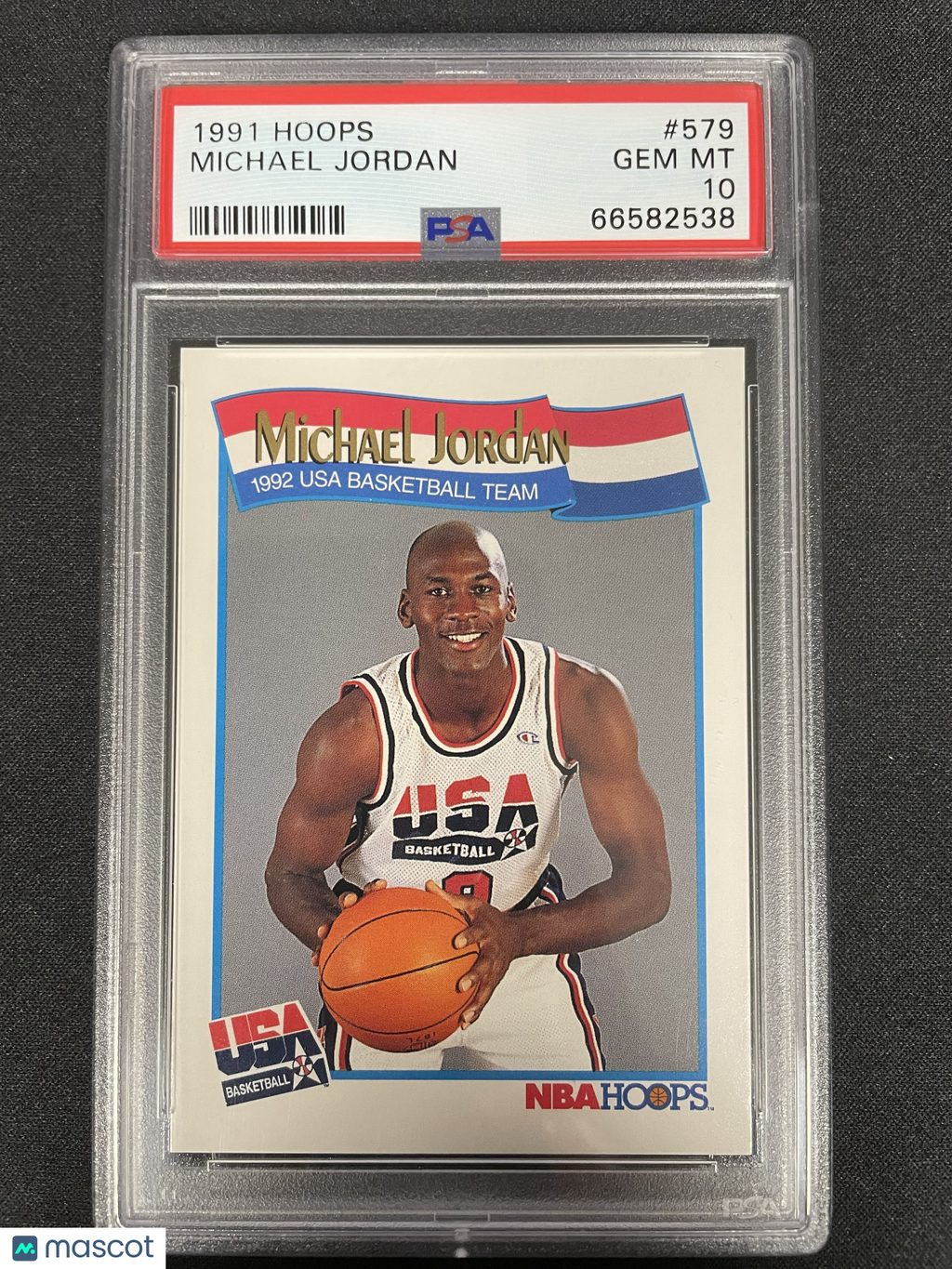1991 Hoops Michael Jordan #579 PSA 10