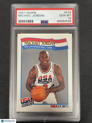 1991 Hoops Michael Jordan #579 PSA 10