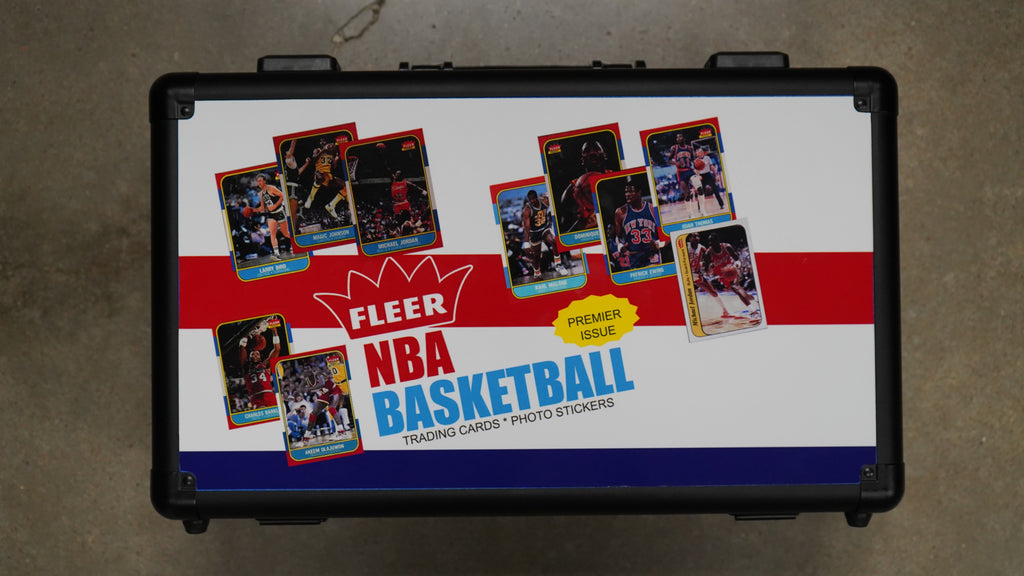 143 Card Set 1986 Fleer NBA Collection (PSA 8)