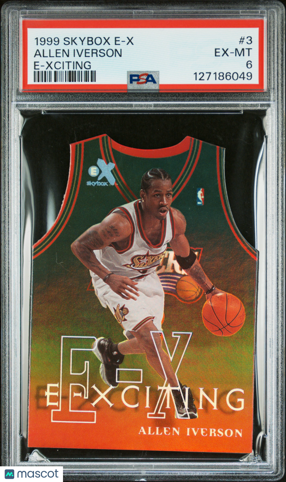 1999 Skybox E-X E-Xciting Allen Iverson #3