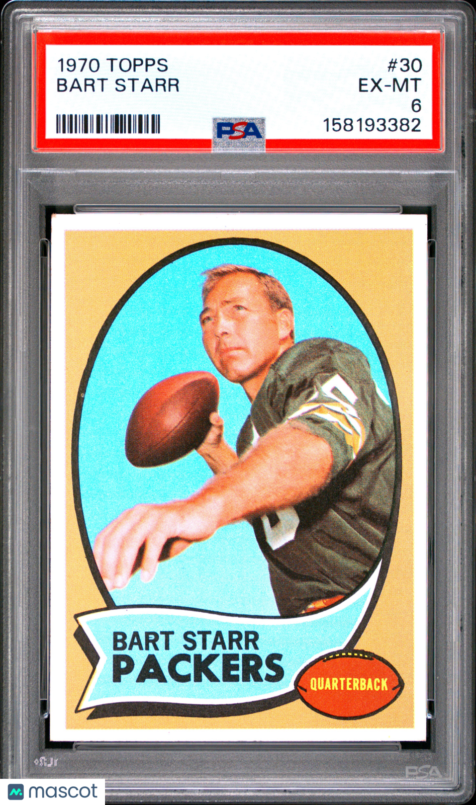 1970 Topps Bart Starr #30 PSA 6