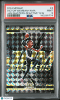 2024 Panini Mosaic Jam Masters Victor Wembanyama #4 Reactive Ylw PSA 9 /99