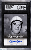 2012 Leaf Pete Rose Pete Rose #AU-3 The Living Legend Autograph Auto 10
