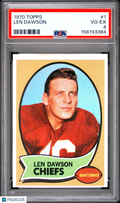 1970 Topps Len Dawson #1 PSA 4